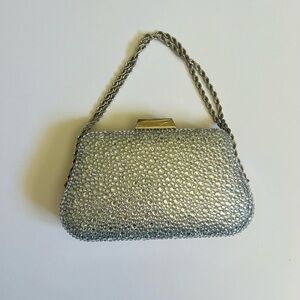 NEW Elegant Silver Sparking Clutch or Crossbody Bag✨